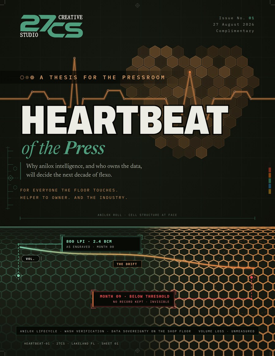Cover of The Heartbeat of the Press, Issue No. 01